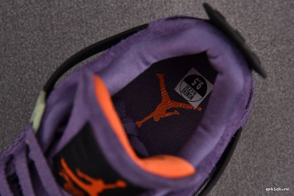Rep EP AIR AQ9129-500 PURPLE” JORDAN 4 RETRO“CANYON AQ9129-500 0518